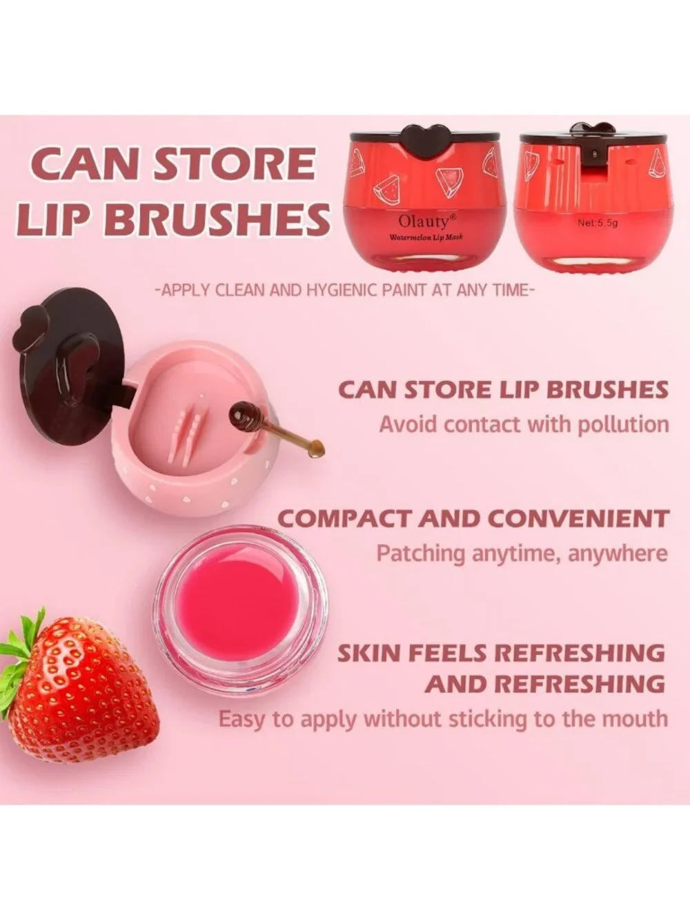 10 PCS Moisturizing Lip Balm Set - Honey Pot, Fruit Flavors & Lip Mask Bulk